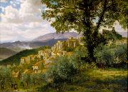 Albert Bierstadt Olevano oil painting